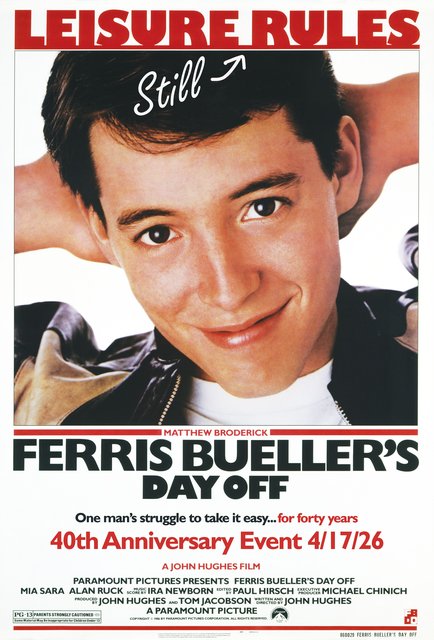 Ferris Bueller's Day Off 40th Anniversary